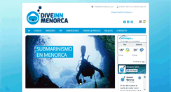 Desktop Screenshot of diveinnmenorca.com
