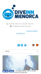 Mobile Screenshot of diveinnmenorca.com